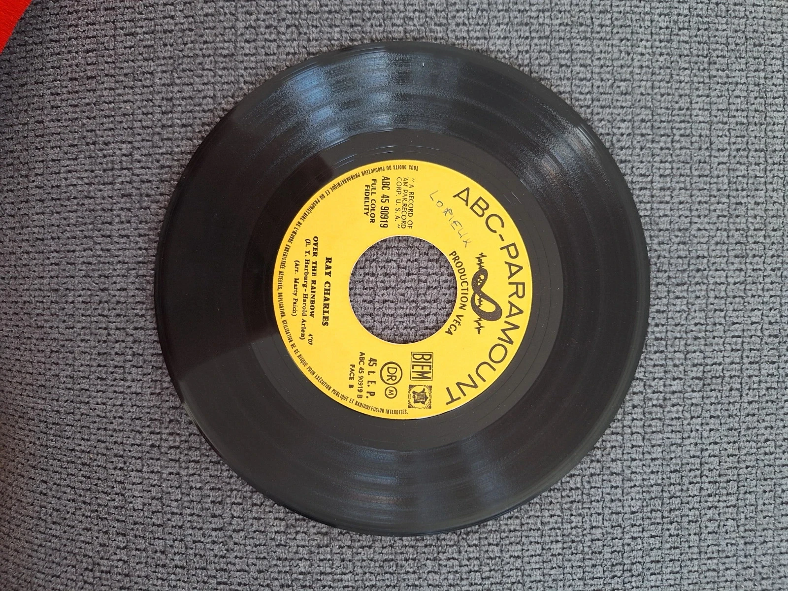 Vinil 45 rotações Ray Charles Busted – photo 3